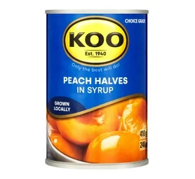 KOO Peach Halves in Syrup (410g)