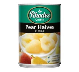 Rhodes Pear Halves in Syrup (410 g)