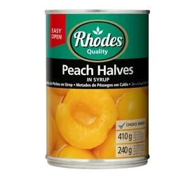 Rhodes Peach Halves in Syrup (410g)