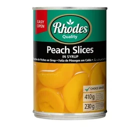 Rhodes Peach Slices in Syrup (410g)