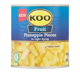 KOO Pineapple Pieces in Light Syrup (440g)