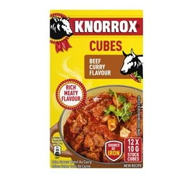 Knorrox Stock Cubes Beef Curry Flavour (12 Cubes)