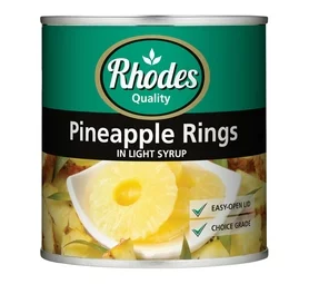 Rhodes Pineapple Rings in Syrup (440g)