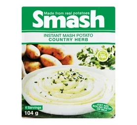 Smash Instant Mash Potato Country Herb Flavoured (104g)