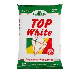 Top White Super Maize Meal Polybag (10kg)