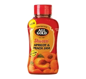 All Gold  Skweezi Apricot And Peach Jam (460g)