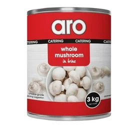 ARO Whole Mushrooms in Brine (3kg)
