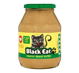 Black Cat Crunchy Peanut Butter (No Additional Sugar & Salt) (800g)