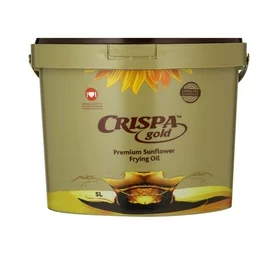 Crispa Premium Sunflower Frying Oil Gold (5L)