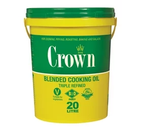 Crown Blended Cooking Oil Triple Refined (20L)