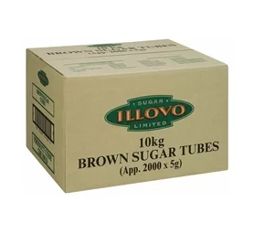 Illovo  Brown Sugar Tubes (2000 Tubes - 10kg)