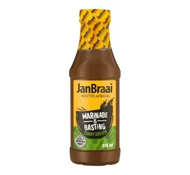 Jan Braai Marinade and Basting Curry Sosatie Sauce (375g)