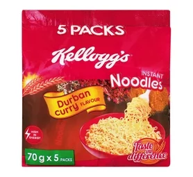 Kellogg's Durban Curry Noodles (5 x 70g)