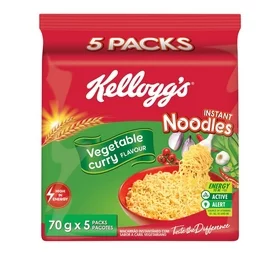 Kellogg's Vegetable Curry Noodles (5 x 70g)