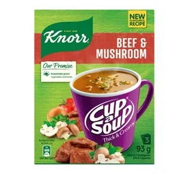 Knorr Cup A Soup Thick N Creamy Beef and Mushroom Flavour (93g)