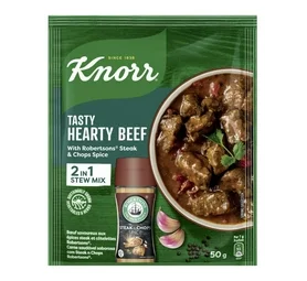 Knorr 2 in 1 Tasty Packet Soup Hearty Beef Flavour (50g)