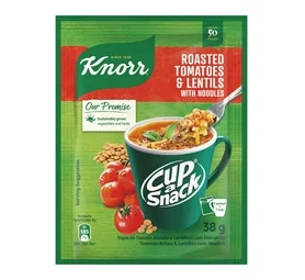 Knorr Cup-A-Snack Roasted Tomatos and Lentiles Flavour (38g)