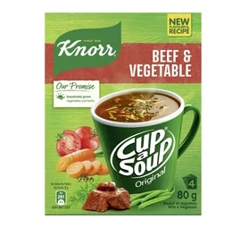 Knorr Cup A Soup Regular Beef and Vegetable Flavour (80g)