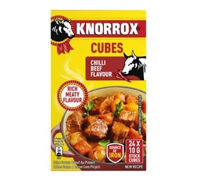 Knorr 24 Stock Cubes Chilli Beef Flavour (240g)