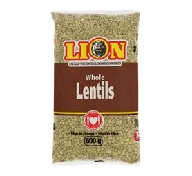 Lion Whole Brown Lentils (500g)