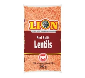 Lion Red Split Lentils (500g)