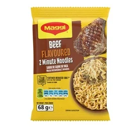 Maggi 2 Minute Beef Flavoured Noodles (5 X 68g)