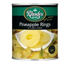 Rhodes Pineapple Rings in Light Syrup (825g)