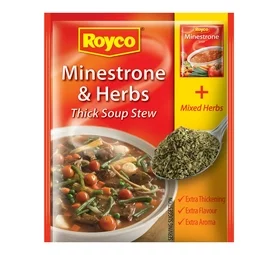 Royco Thick Soup Stew Mix Minestrone and Herbs Flavour (50g)