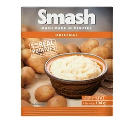 Smash Instant Mash Potato Original Flavoured (104g)