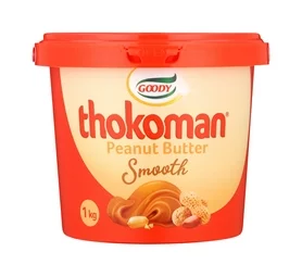 Thokoman Peanut Butter Smooth (1kg)