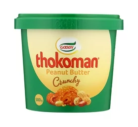 Thokoman Crunchy Peanut Butter (500g)