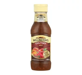 Wellington's Chutney Hot (450g)